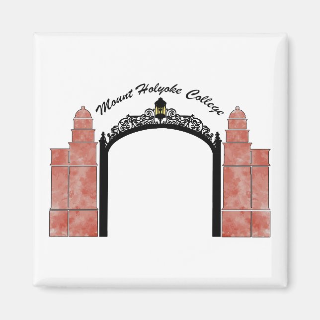 Imán Puerta de la Escuela Mount Holyoke (Frente)