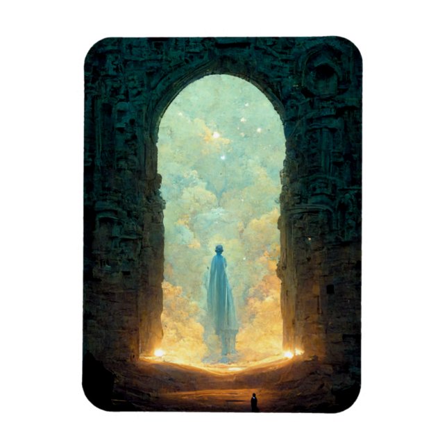 Imán Puerta de la Fantasía de los Dioses Magnet de Arte (Vertical)
