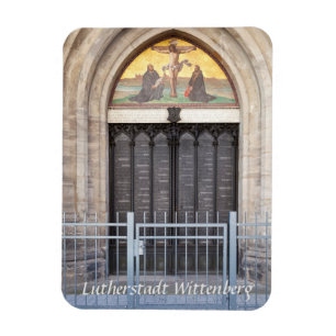 Imán Puerta de las tesis de Lutherstadt Wittenberg