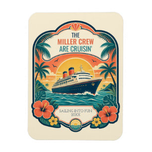 Imán Puerta del barco de crucero de viaje familiar