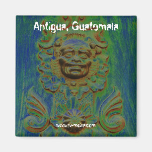 Imán Puerta del carro, Antigua, Guatemala (Solarized)