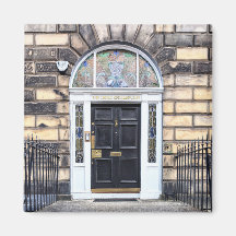 Puerta del club de los angloparos de Edimburgo