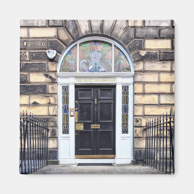 Imán Puerta del club de los angloparos de Edimburgo (Frente)