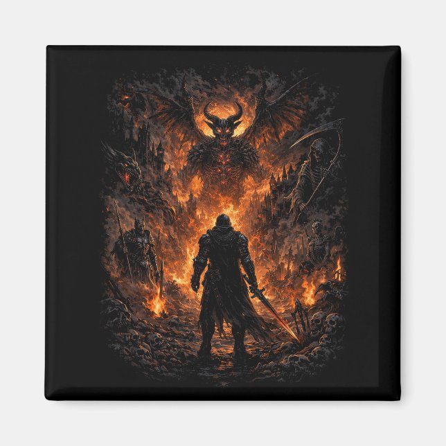 Imán Puerta del Infierno (Frente)