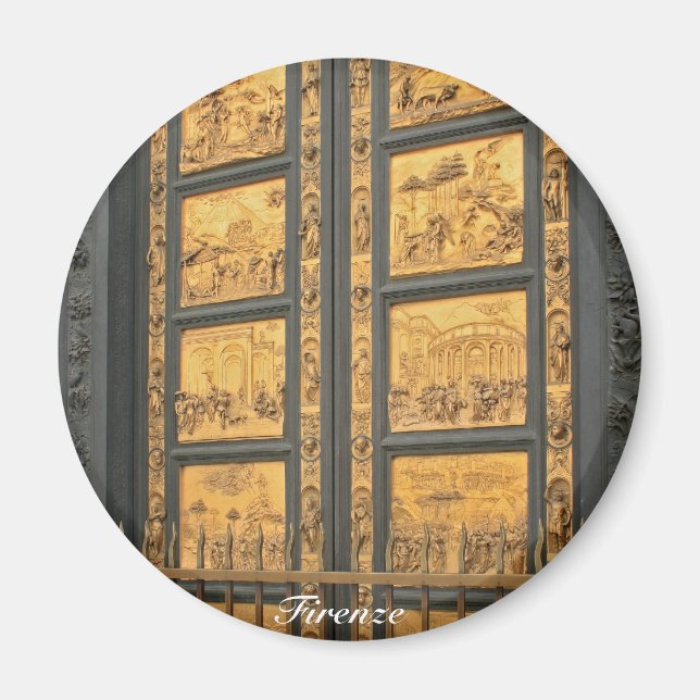 Imán puerta dorada (Frente)