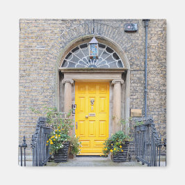 Imán Puerta georgiana amarilla en Dublín