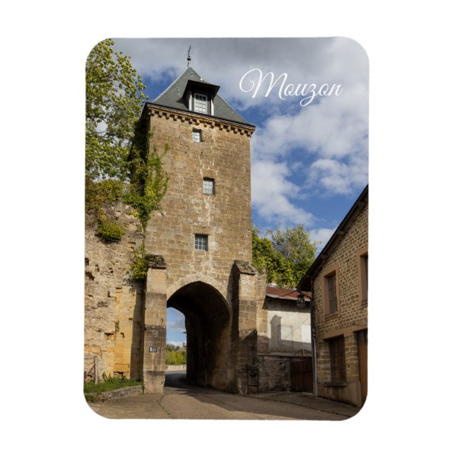 Imán Puerta Medieval de Mouzon, Francia (Vertical)