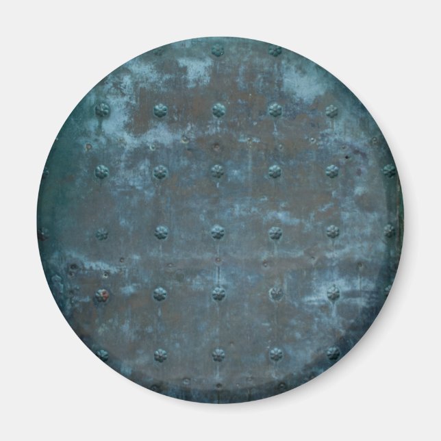 Imán Puerta Metalizado deslucida del viejo cobre españo (Frente)