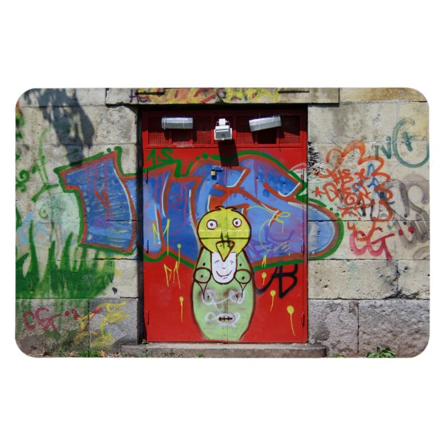 Imán Puerta roja (Horizontal)