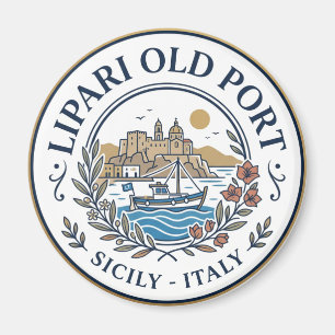Imán Puerto Antiguo de Lipari Italia
