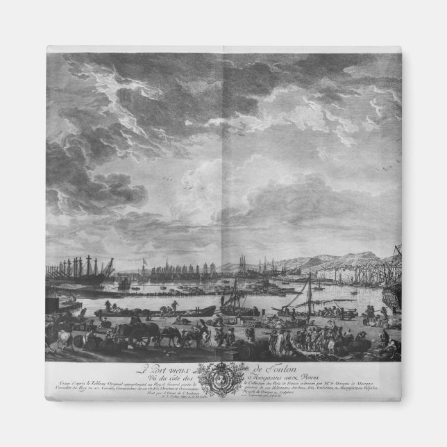 Imán Puerto antiguo de Toulon (Frente)