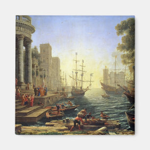 Imán Puerto con el embarque de Santa Ursula