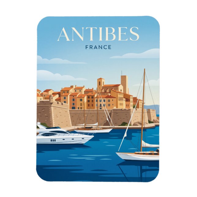Imán Puerto de Antibes Francia (Vertical)