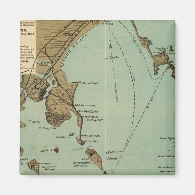 Imán Puerto de Boston (Frente)