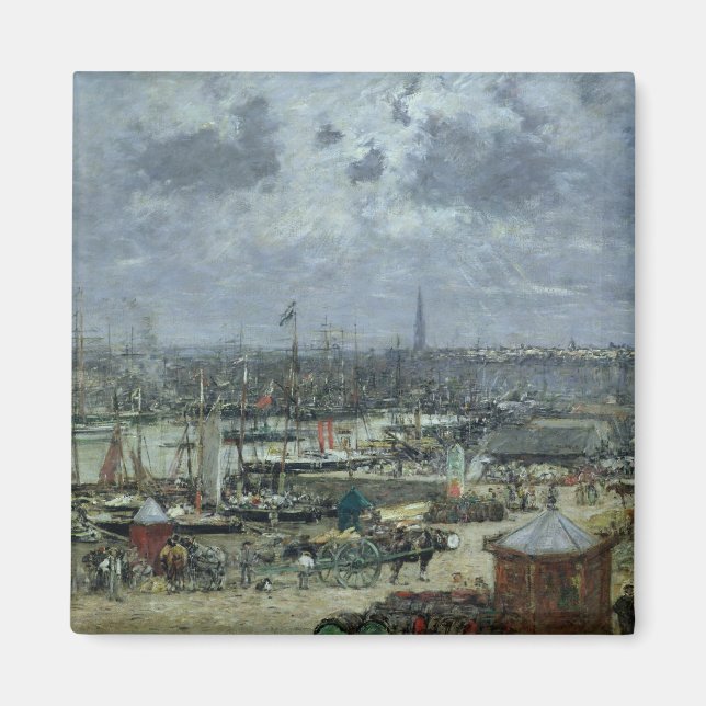 Imán Puerto de Burdeos, 1874 (Frente)