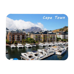 Imán Puerto de Cape Town y montaña de la tabla