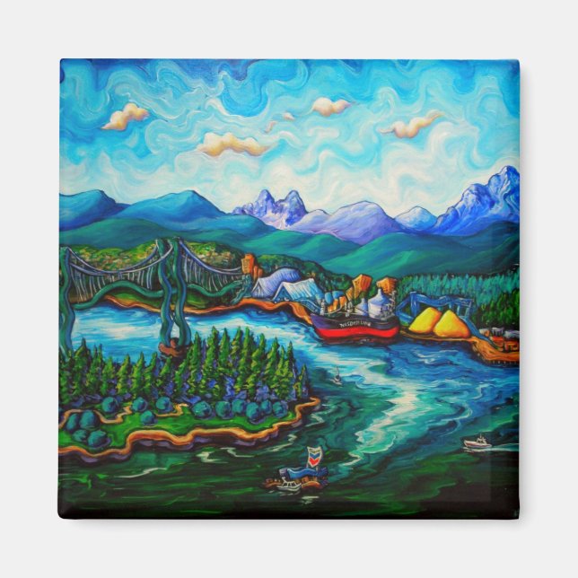 Imán Puerto de carbón (Frente)