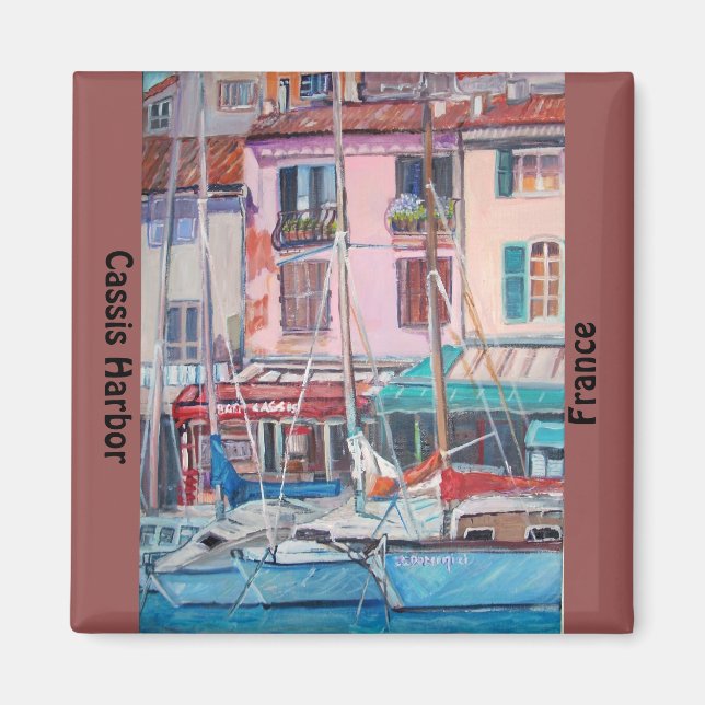 Imán Puerto de Cassis - Magnet (Frente)