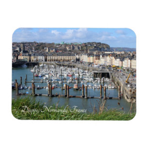 Imán Puerto de Dieppe, Normandía, Francia,