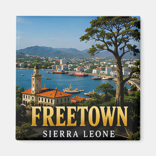 Imán Puerto de Freetown y Belleza Atlántica