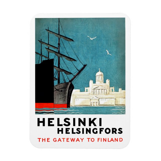 Imán Puerto de Helsinki, (Vertical)