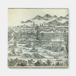 Imán Puerto de la ciudad del cantón