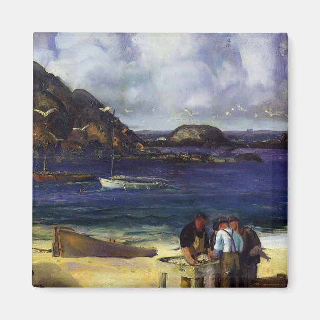 Imán Puerto de Monhegan - George Bellows - 1913 (Frente)
