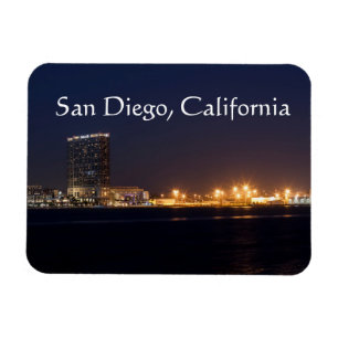 Imán Puerto de San Diego por la noche