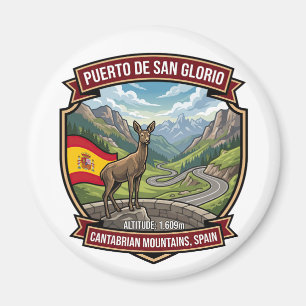 Imán Puerto de San Glorio España Carretera de Montaña
