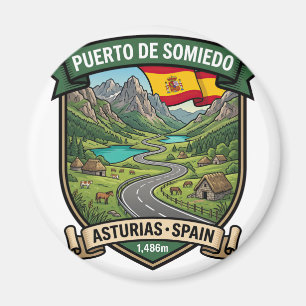 Imán Puerto de Somiedo Asturias Carretera Escénica