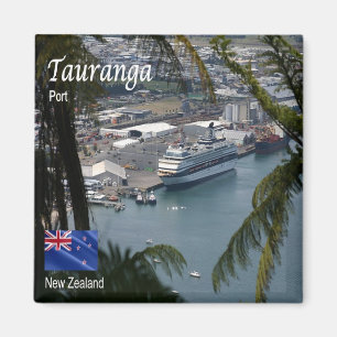 Imán Puerto de TAURANGA zNZ010, NUEVA ZELANDIA, Oceanía