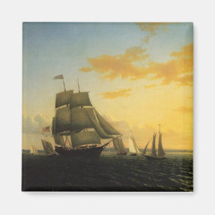 Imán Puerto de William Bedford al atardecer