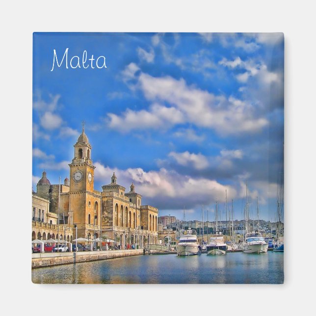 Imán Puerto en Malta (Frente)