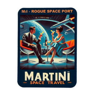 Imán Puerto espacial Martini Space Travel: Poster Rogue