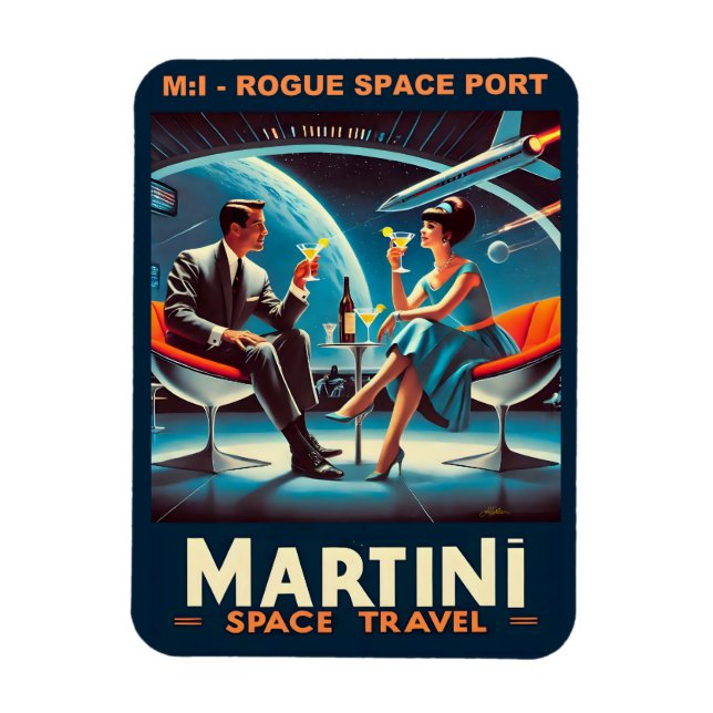 Imán Puerto espacial Martini Space Travel: Poster Rogue (Vertical)