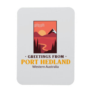 Imán puerto hedland oeste de Australia