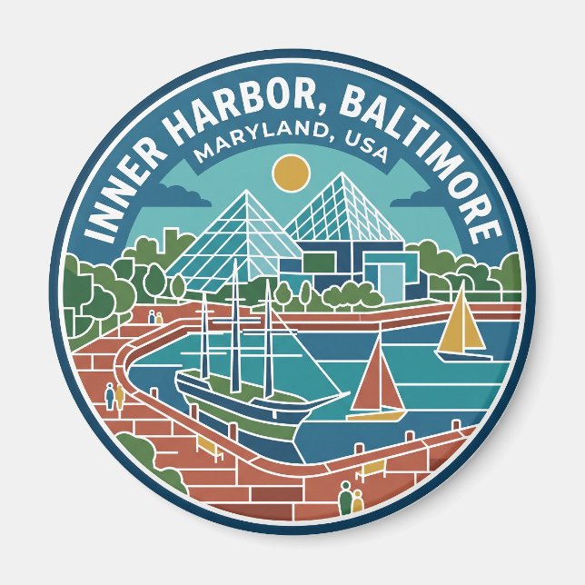 Imán Puerto Interior, Baltimore EE. UU. (Frente)