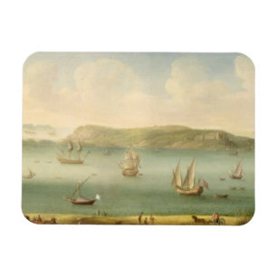 Imán Puerto Mahon, Minorca, 1730's (aceite en lona)
