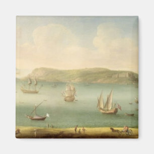 Imán Puerto Mahon, Minorca, 1730's (aceite en lona)