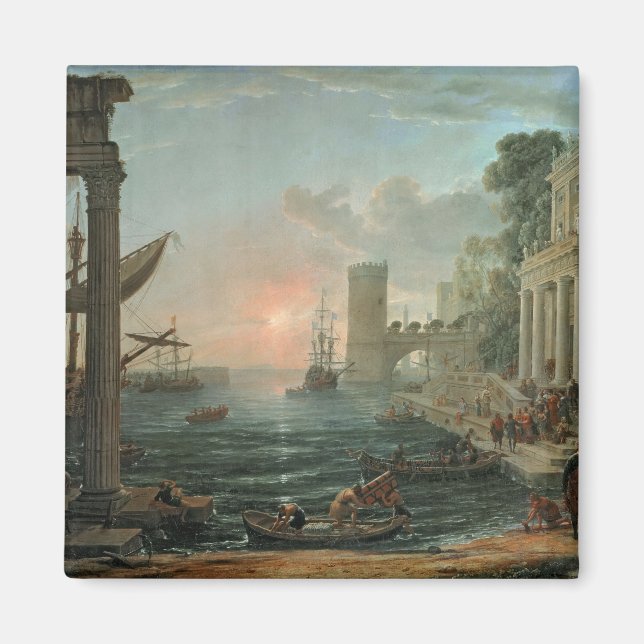 Imán Puerto marítimo con la Embarcadura (Frente)