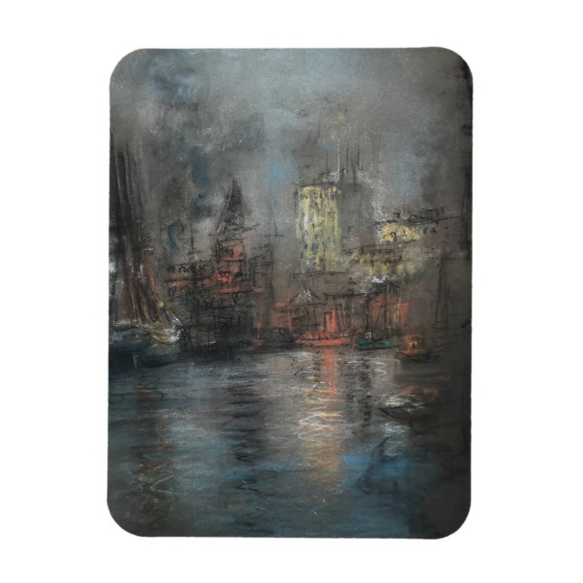 Imán Puerto ocupado (por Glenn Cooper Henshaw) (Vertical)