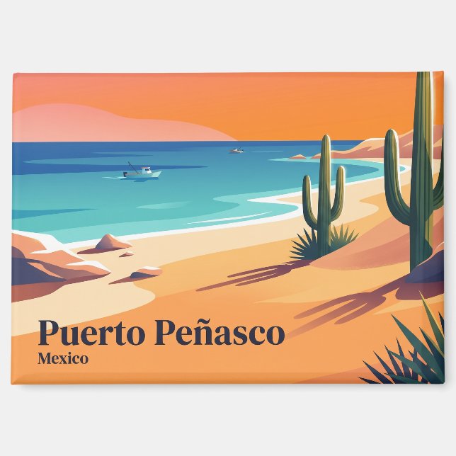 Imán Puerto Peñasco México (Anverso)