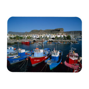Imán Puerto pesquero, Puerto de Mogan, Gran Canaria,