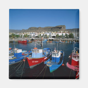 Imán Puerto pesquero, Puerto de Mogan, Gran Canaria,