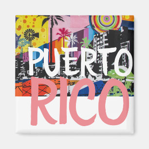 Imán Puerto Rico Fridge Magnet