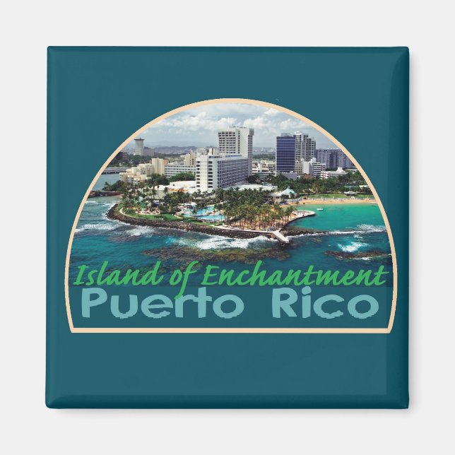 Imán PUERTO RICO Magnet (Frente)