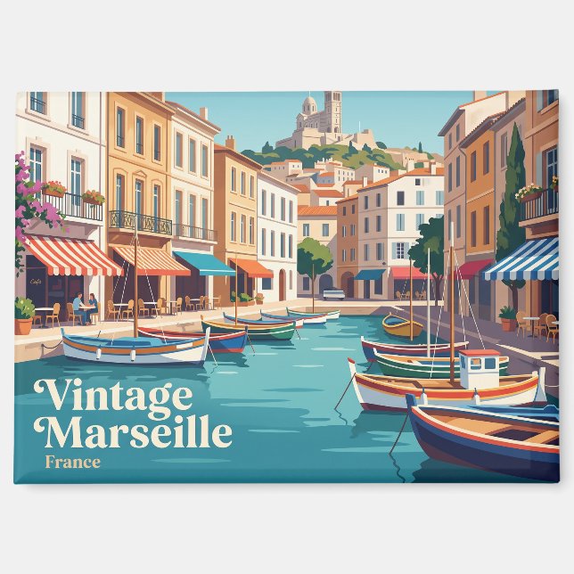 Imán Puerto Viejo de Marsella Francia (Anverso)