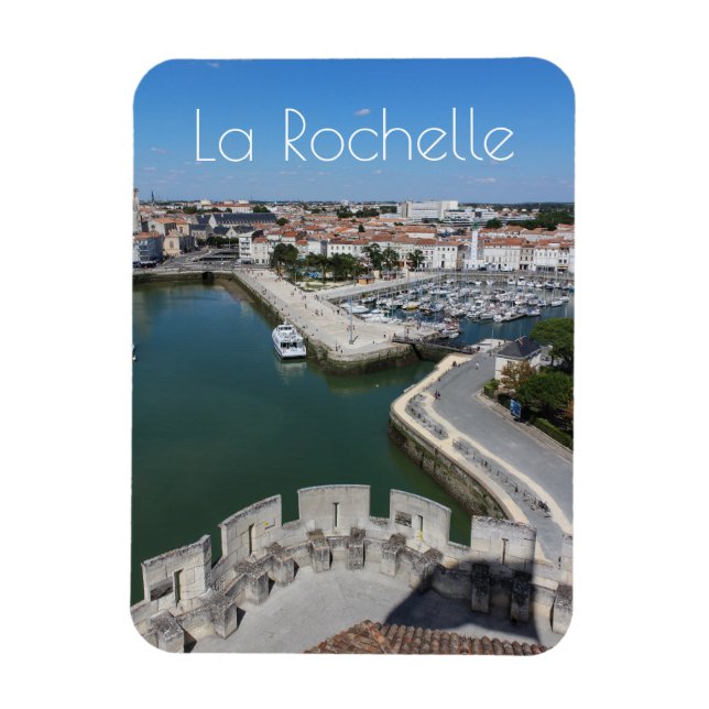Imán Puerto Viejo Vista La Rochelle (Vertical)