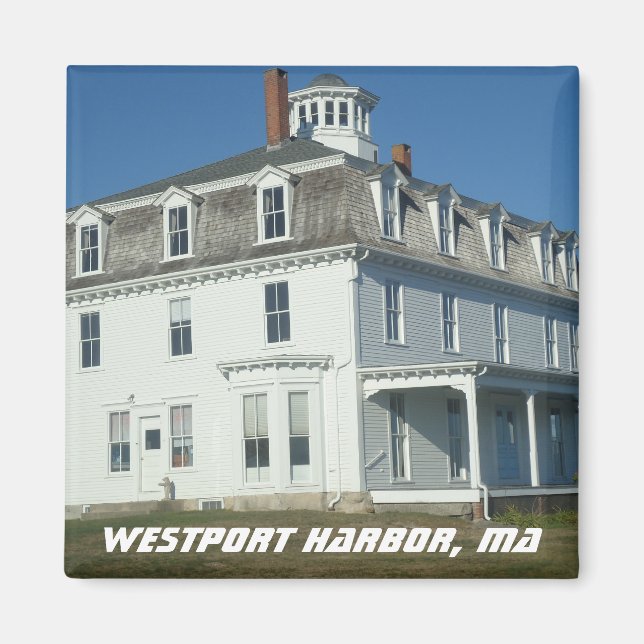 Imán Puerto Westport, Masa - Histórica Colonia de Veran (Frente)