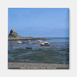 Imán Puerto y castillo de Lindisfarne, Isla Santa